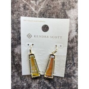 Kendra Scott Drop 14k Over Brass Earrings